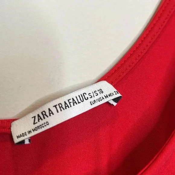 Zara Red & Black Born to be fashion bodysuit - Picture 8 of 8